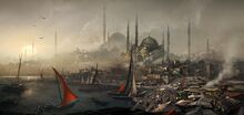 The port of Constantinople.