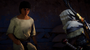 Het informing Bayek of his wife
