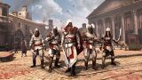 A group of Assassins in front of the Pantheon.