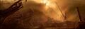 Naval dockyard concept art.