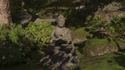 Statue of a seated Shakyamuni in Japan