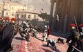 Ezio and his Apprentices outside the Pantheon.