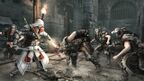 Ezio fighting the Sons of Romulus.