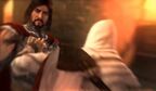 Cesare Borgia attempting to stop Ezio Auditore's attack.
