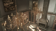 A secret passage opening