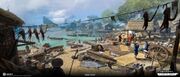 Concept art of Fukura Village