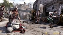 The Executioner is bleeding out behind a dead Prowler whilst the Barber runs away.