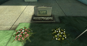 Clay's tombstone