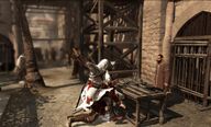 Altaïr assassinates Tamir.