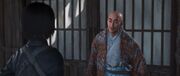 Naoe meets a drunken Shotei at his residence