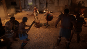 Kassandra and Brasidas against the Monger's men