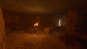 Bayek in the burial chamber