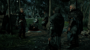 Eivor chastised by Guthrum for her overconfidence