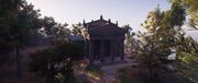 The shrine on the mountain