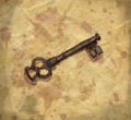 The key found in the bedroom of Professor Marcel.
