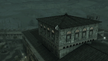 Ezio on the villa's viewpoint.
