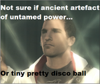 Not sure if ancient artifact of untamed power... Or tiny pretty disco ball.