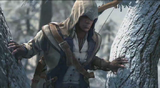 Connor Kenway in a tree