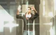 Desmond trying to escape the Black Room.