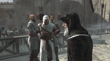 Altaïr being punished in Masyaf.