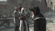 Altaïr being punished in Masyaf.