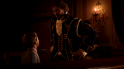 Edward speaking with Haytham