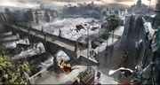 Concept art of the Ponte and Castel in Identity