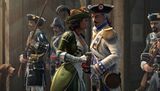 Aveline using her Aristocrat disguise to bribe a guard.