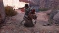 Rebel killing Roman Soldier