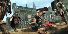 The Courtesan finishing off the Executioner