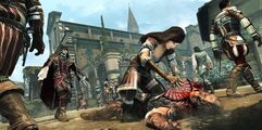 The Courtesan finishing off the Executioner.