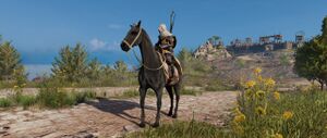 ACO Bayek riding on Hermes.jpg