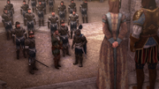Bartolomeo confronting Octivian