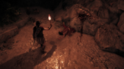 Kassandra finding the priest's body