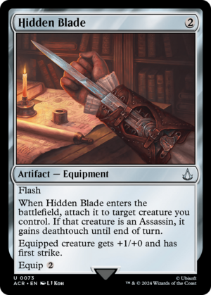 MTG ACR - 073 Hidden Blade.png