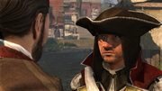 Johnson intimidating the Captain