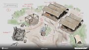 Concept art of Yura Shipyard