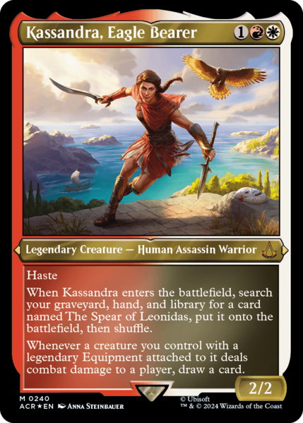 File:MTG ACR - 240 Kassandra Eagle Bearer.png