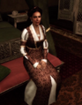 Maria sitting in her room in the Villa Auditore.