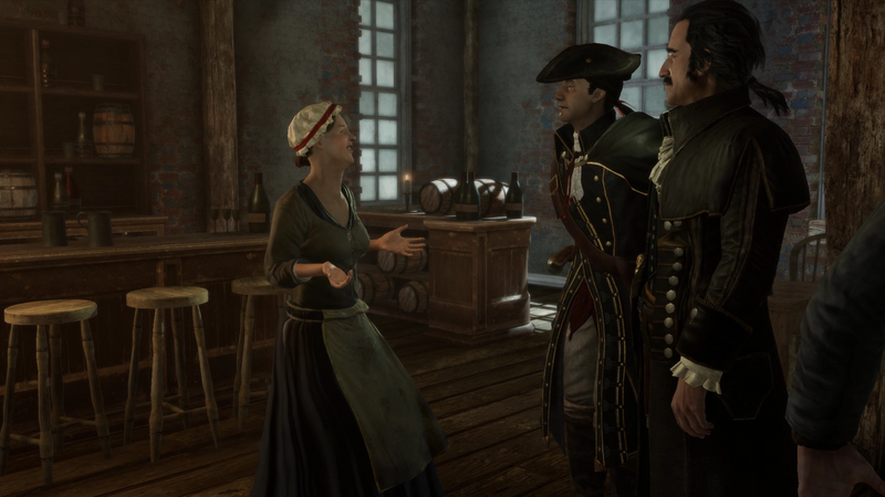 File:AC3 Johnson's Errand - Catherine welcoming Haytham and Charles.png