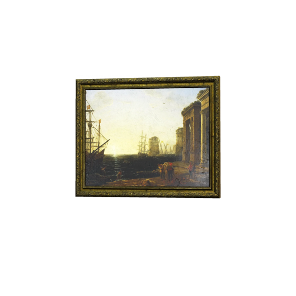 File:ACBFR DB Harbour Scene at Sunset by Claude Lorrin.webp