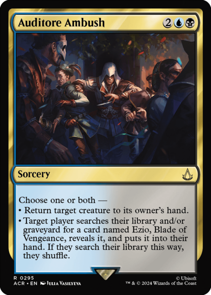File:MTG ACR - 295 Auditore Ambush.png