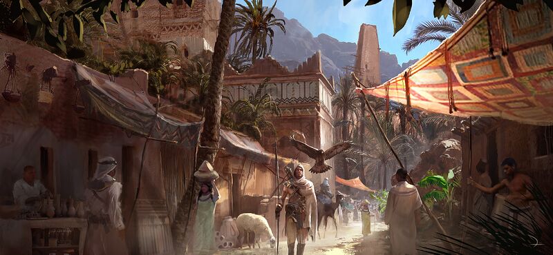 File:ACO Concept Art Bayek at Siwa.jpg