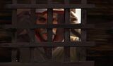 Nikolai before Guseva's prison.
