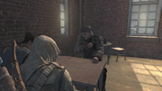 Daniel Boone telling Connor about the sea monster