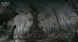 Concept art of the frontier.