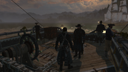 Gist telling Shay about the comandeered naval maps