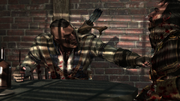 Ratonhnhaké:ton taking the key from a dying Lee