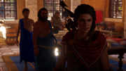 Kassandra leaving to find Brasidas