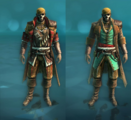Warrior and Stede Bonnet Costumes for Mercenary